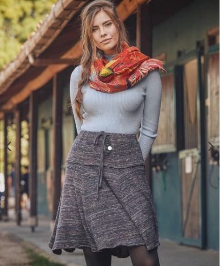 Örme Kışlık Kloş Etek